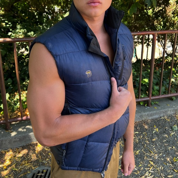 MOUNTAIN HARDWEAR MEN GOOSE DOWN JACKET VEST COAT THICK PUFFER THERMAL WARM HIKE - Picture 12 of 16